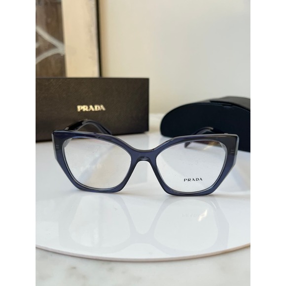 NEW Prada PR18WV Eyeglass Frames in Blue - Picture 6 of 7
